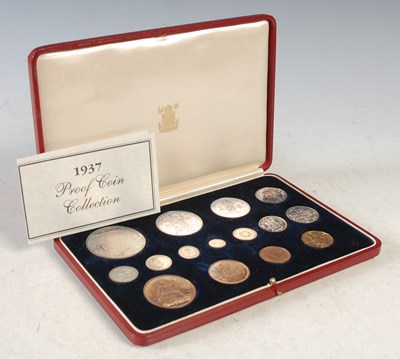 Lot 18 - A George VI Royal Mint, 1937 fifteen coin...