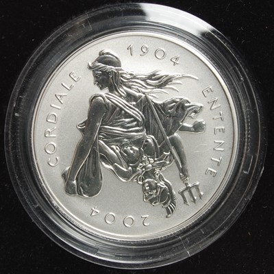 Lot 50 - Royal Mint, 100th Anniversary of the Entente...
