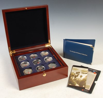 Lot 65 - A boxed set of eighteen Westminster Route to...