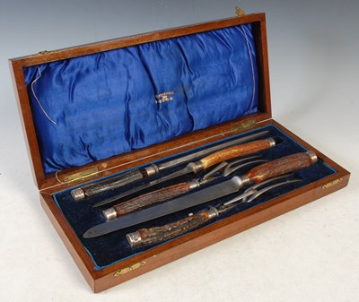 Lot 505 - A five piece Walker & Hall of Sheffield...