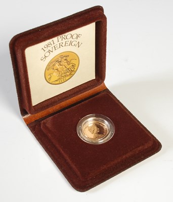 Lot 76 - A Queen Elizabeth II gold proof sovereign,...