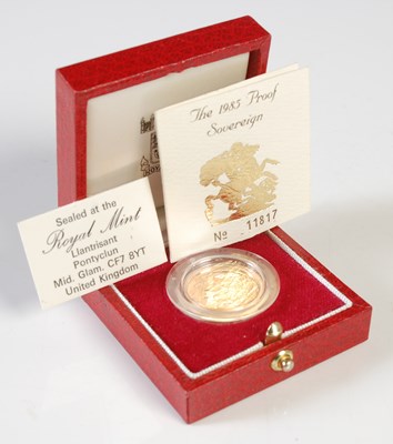 Lot 78 - A Queen Elizabeth II gold proof sovereign,...