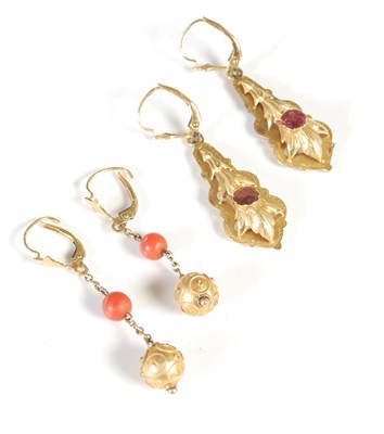 Lot 182 - Two pairs of late 19th/ early 20th century...