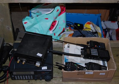 Lot 684 - A collection of assorted radio receivers,...
