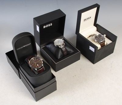 Lot 313 - A group of three gentleman's designer...