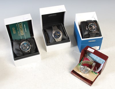 Lot 314 - Four gentleman's wristwatches, to include a...