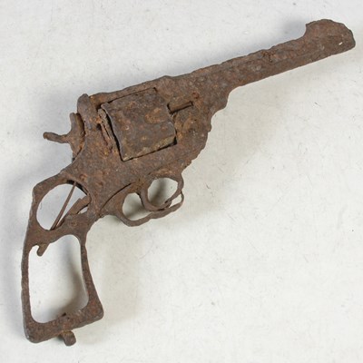 Lot 342 - A Revolver, believed to be the remains of a...