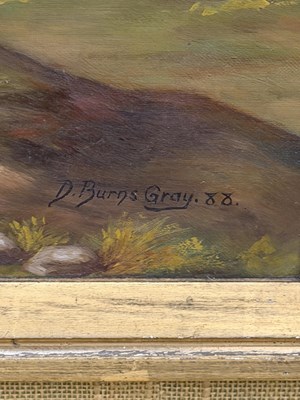 Lot 609 - D. Burns Gray (19th century) Portrait of a...