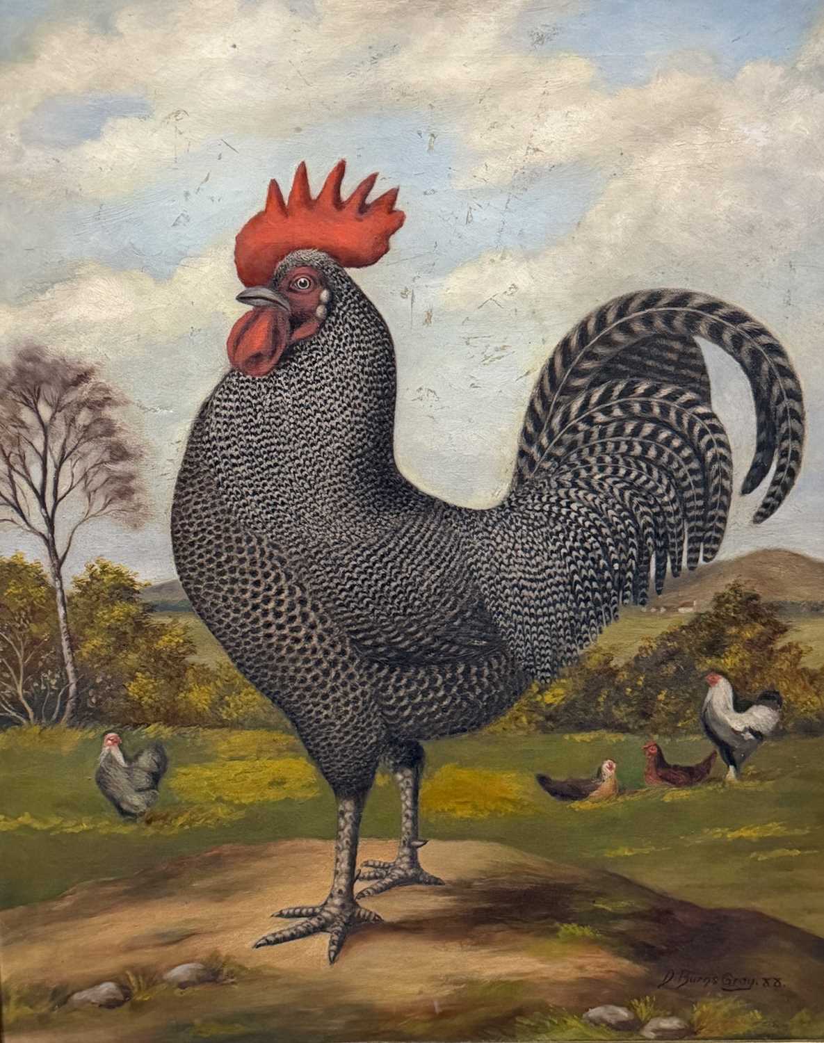 Lot 609 - D. Burns Gray (19th century) Portrait of a...