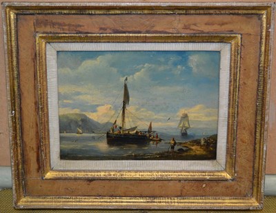 Lot 619 - L. Potevyn (19th century) 
Fishing boat off...