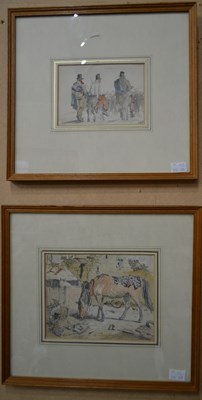 Lot 622 - J. C. Bell (Exh. 1878-1892) Farmyard scene...