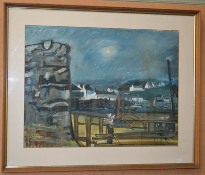 Lot 626 - David M. Martin RSW RGI (1922-2018) 
Harbour...