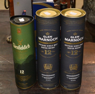 Lot 491 - Two Glen Marnoch 12 year aged Limited Reserve...