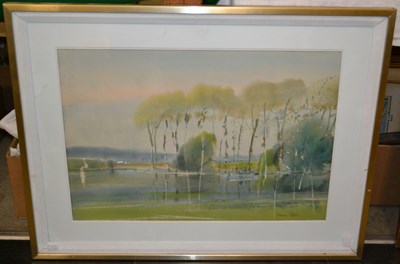 Lot 639 - Patrick Hall  
Yonne 
watercolour, signed...