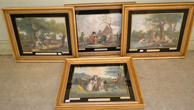 Lot 578 - George Moorland, English 18th century A group...