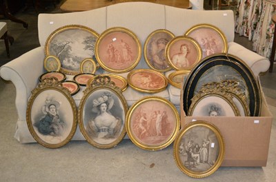 Lot 693 - A group of 19th century prints, to include...