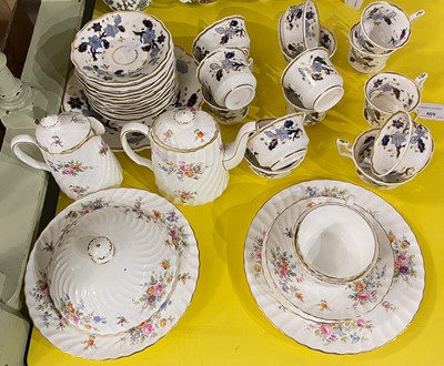 Lot 469 - A 19th century English part tea service with...