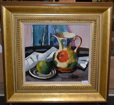 Lot 665 - Gordon G. Henderson (B. 1951) 
Flower jug 
oil...