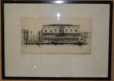Lot 672 - Andrew F. Affleck  
Ducal Palace 
etching,...