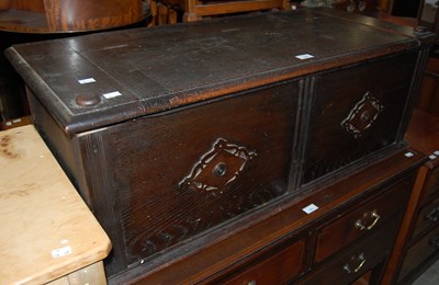 Lot 760 - A late 19th / early 20th century stained oak...