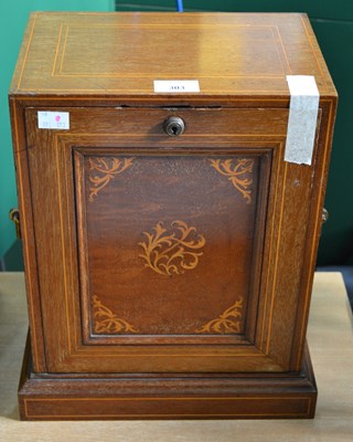 Lot 303 - A 19th century mahogany table top desk tidy...
