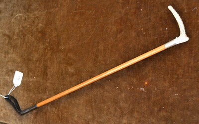 Lot 321 - A 20th century silver capped leather show...