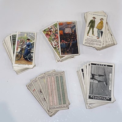 Lot 335 - A box of assorted cigarette cards to include...