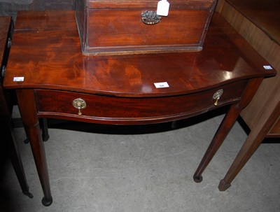 Lot 766 - An early 20th century mahogany bowfront side...