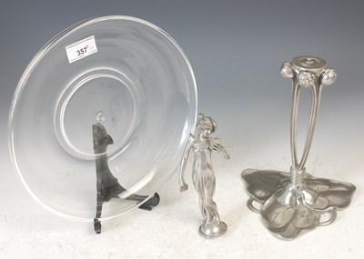 Lot 357 - A WMF Art Nouveau table centre piece,...