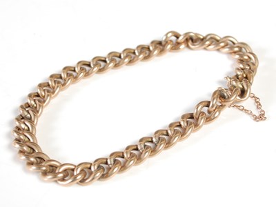 Lot 47 - A 9ct gold bracelet, stamped '9c', tests as...