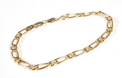 Lot 54 - A 14ct gold filled bracelet, stamped '14kgf',...