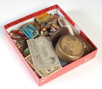 Lot 79 - A box of assorted items, to include costume...