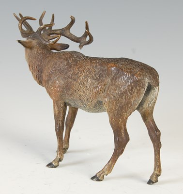 Lot 214 - An early 20th century cold-painted bronze...