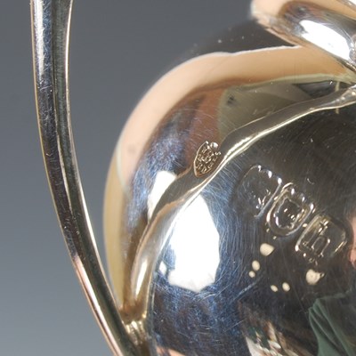 Lot 93 - An Edwardian silver three piece tea service,...