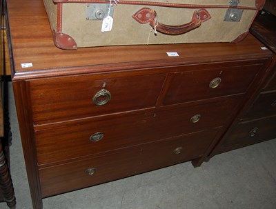 Lot 776 - A 20th century mahogany two short over two...