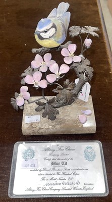 Lot 367 - An Albany Fine China blue tit figurine,...