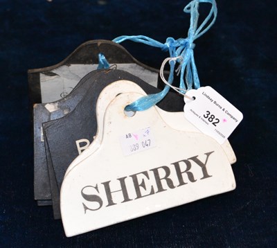 Lot 382 - A group of seven 19th century/ later ceramic...