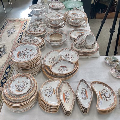 Lot 392 - A 19th century Minton ceramic dinner service...