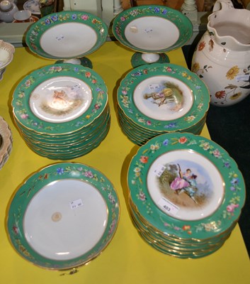 Lot 403 - A Lahoche & Pannier part dinner service...