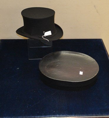 Lot 410 - A 19th century/ later opera hat, interior...