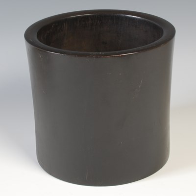 Lot 132 - A 20th century Chinese darkwood, probably...