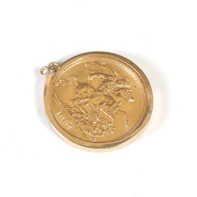 Lot 147 - An Elizabeth II gold sovereign, dated 1967, in...