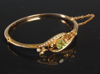 Lot 178 - A late 19th/ early 20th century yellow metal...