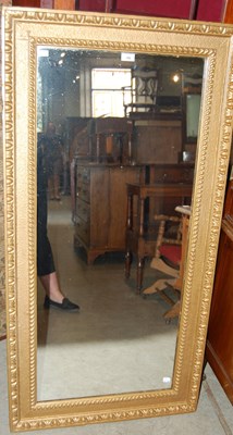 Lot 796 - A 20th century gilt rectangular wall mirror