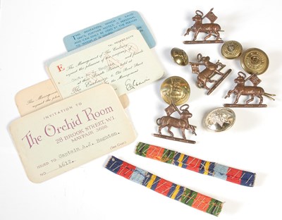 Lot 218 - Military interest, a collection of assorted...