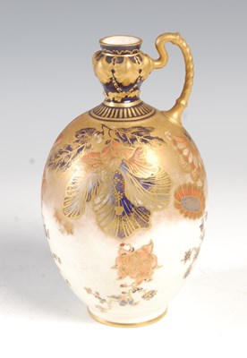 Lot 232 - A Royal Crown Derby porcelain ewer, decorated...