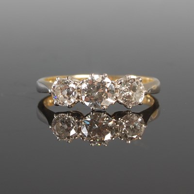 Lot 258 - An early 20th century yellow and white metal...