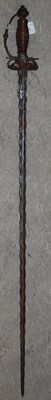 Lot 515 - An antique Rapier sword, probably English,...