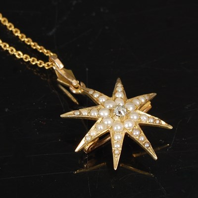 Lot 229 - A yellow metal necklace, stamped '9ct', tests...