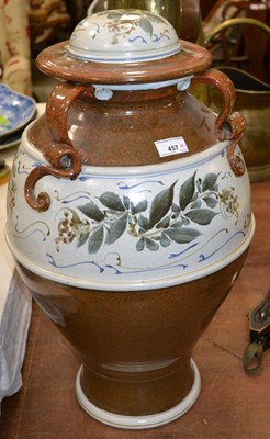 Lot 457 - A 20th century Portsoy Pottery jar and cover,...
